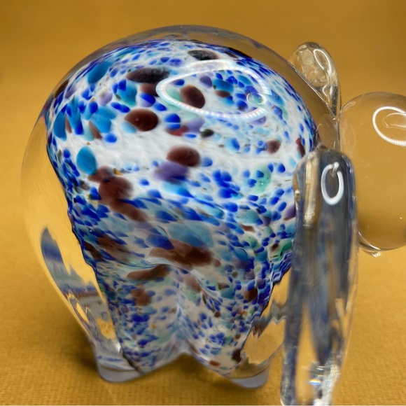 Art glass Elephant Murano style - signed by the artist - Picture 5 of 7